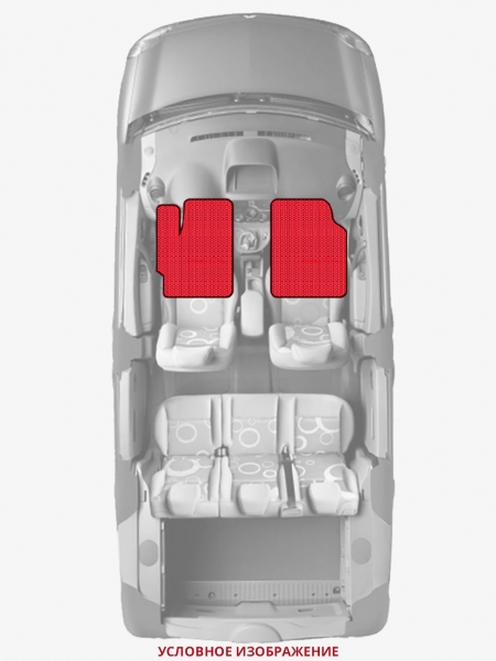 ЭВА коврики «Queen Lux» передние для Tesla Roadster