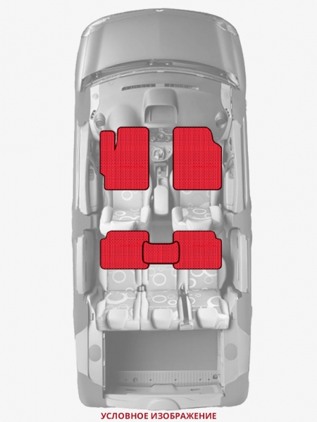 ЭВА коврики «Queen Lux» стандарт для Dodge Neon SRT4