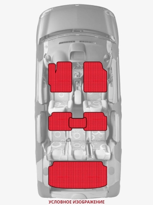 ЭВА коврики «Queen Lux» комплект для Volkswagen Passat R36