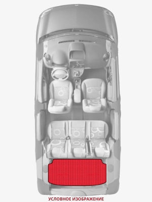 ЭВА коврики «Queen Lux» багажник для Dodge Nitro